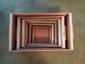 Nested Wooden Boxes
